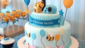 ایده تزیین کیک تولد پسرونه-جشن یک سالگی