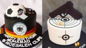 ایده تزیین کیک تولد پسرونه ورزشی