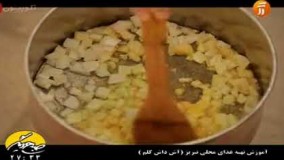 آشپزی ساده-پخت آش داش کلم تبریز