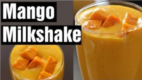 تهیه نوشیدنی خنک-میلک شیک انبه خوشمزه و لذیذ