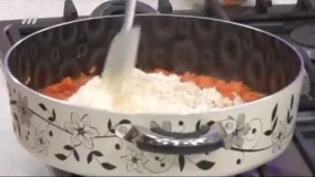 آشپزی ساده-دمی گشنیز و گوجه فرنگی