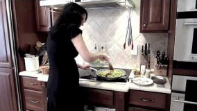 آموزش  پلو-تهیه لوبیا پلو 2