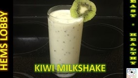 تهیه نوشیدنی خنک-میلک شیک کیوی