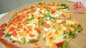 آشپزی مدرن-آموزش طبخ پیتزای اسفناج