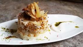 آموزش عدس پلو-تهیه عدس پلو -غذای گیاهخواران