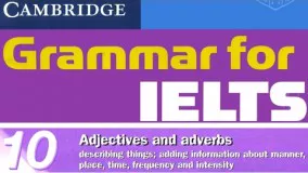 [IELTS Grammar] Cambridge Grammar for IELTS Unit 10