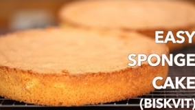 کیک پزی-تهیه کیک اسفنجی آسان- خوشمزه