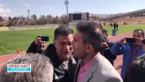 کیک تولد آقا عابدزاده برای علی دایی