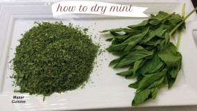 آشپزی ساده- خشک کردن نعنا به طریقه آسان