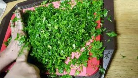 آشپزی ایرانی-سبزی پلو -معظر و خوش طعم