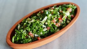 سالاد تبوله لبنانی بسیار سالم و خوشمزه