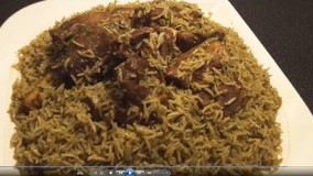 آشپزی ایرانی-دمپخت زمرد پلو