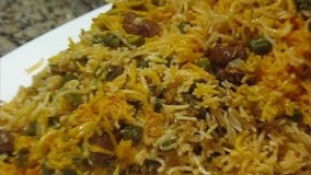 آشپزی ایرانی-تهیه لوبیا پلو خوشمزه و لذیذ