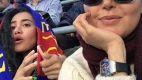 دیدار الناز شاکر دوست با مسی در نیوکمپ تا حسرت پرستو صالحی