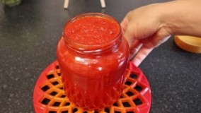 آموزش آشپزی-طرز تهیه رب فلفل قرمز  از الف تا ی