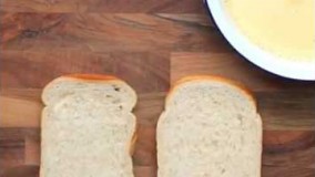 صبحانه-تهیه تست فرانسوی-ساده و سریع