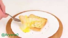 آموزش آشپزی-با ديدن اين كليپ تازه فهميدم من بلد نبودم نيمرو درست كنم!