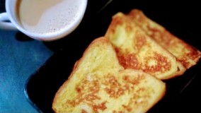 صبحانه-تهیه تست فرانسوی-صبحانه سریع و آسان