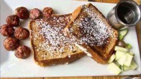 صبحانه-تهیه تست فرانسوی بدون شیر 2