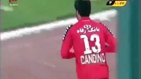 گل دقیقه نود هادی نوروزی در بازی پرسپولیس و سپاهان