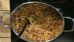 آشپزی آسان-خوراک کردی دمی بلغور وحشی