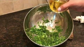 تزيين بشقاب سالاد 