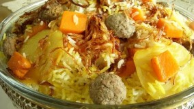 آشپزی ایرانی-کدوحلوایی پلو