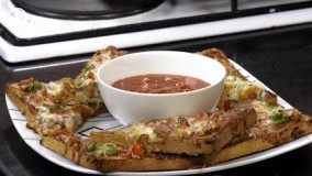 آشپزی ساده - توست سبزی