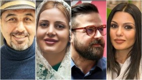 کنایه خنده دار رضا عطاران به وضعیت قیمت دلار درکنار همسر و عروسش در حاشیه فیلم مصادره مهران احمدی