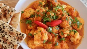 Afghan Cauliflower Recipe - Gulpi recipe - Easy Cauliflower Stew -قورمه گلپی