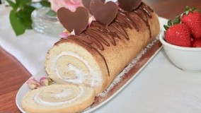 تهیه دسر - کیک کریم دار