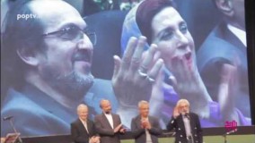 تجلیل جمشید مشایخی از فاطمه معتمدآریا با عنوان 