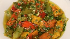 آشپزی ساده-اسم غذا فلفل است ، مکمل غذا یا پیش غذایی ساده و لذیذ