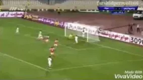 هفته اول لیگ برتر پرسپولیس فولاد گل های وحیدامیری و شجاع خلیل زاده 