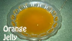 تهیه دسر-تهیه ژله پرتقال آسان