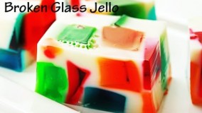 تهیه دسر-تهیه ژله خرده شیشه خوشمزه