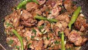 آشپزی آسان-خوراک  جگر مرغ