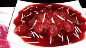 تهیه مربا- مربای توت فرنگی