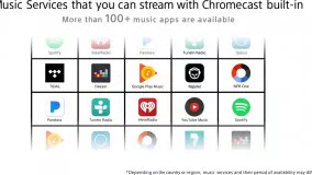 پخش موسیقی از طریق ChromeCast داخلی ساندبار سونی HT-CT7