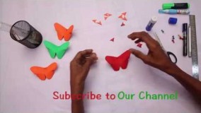 آموزش اوریگامی پروانه-کلیپ 50