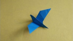 آموزش اوریگامی پرنده-ویدیو اوریگامی 27