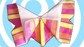 آموزش اوریگامی پروانه-کلیپ 58