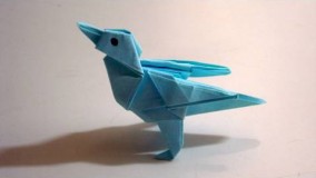 آموزش اوریگامی پرنده-ویدیو اوریگامی 89