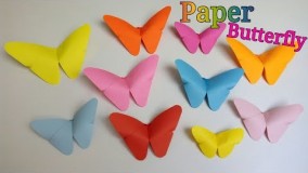 آموزش اوریگامی پروانه-کلیپ 1