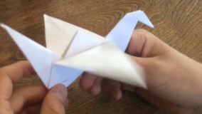 آموزش اوریگامی پرنده-ویدیو اوریگامی 94