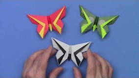آموزش اوریگامی پروانه-کلیپ 40