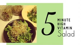 غذای رژیمی-تهیه سالاد سریع و پر ویتامین