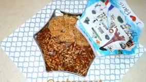 دسر خوشمزه--روش تهیه سوهان عسلی