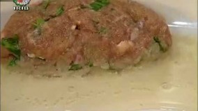 کوفته گوشت روی پوره سیب‌زمینی