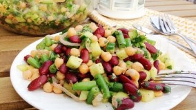 غذای رژیمی-تهیه سالاد مدیترانه